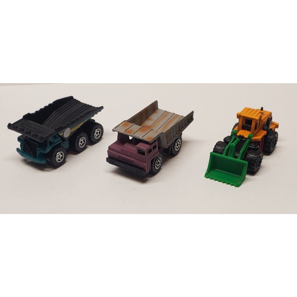 Matchbox Mining Vehicles Lot of Three Loose